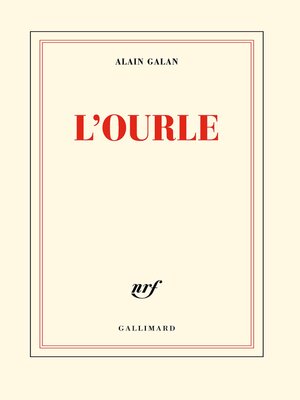 cover image of L'ourle